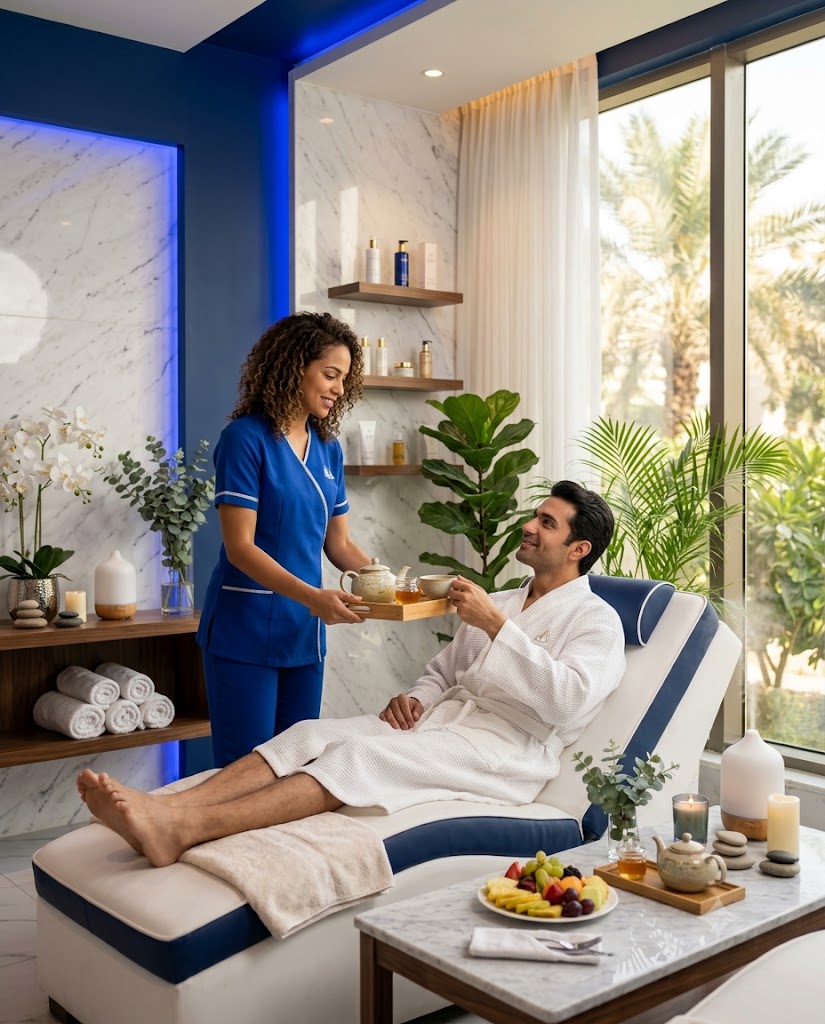 Relaxing wellness therapy spa Karachi